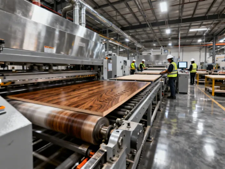 Woodgrain manufacturing process