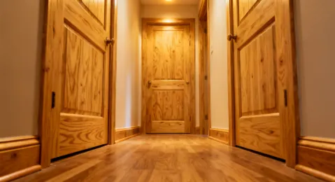 Interior with Woodgrain doors and trim